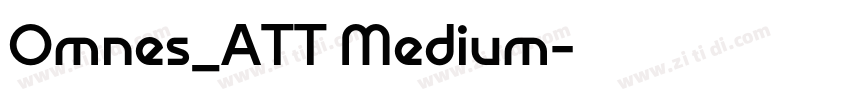 Omnes_ATT Medium字体转换 Omnes_ATT Medium字体转换